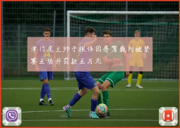 津门虎主帅于根伟因辱骂裁判被禁赛五场并罚款五万元
